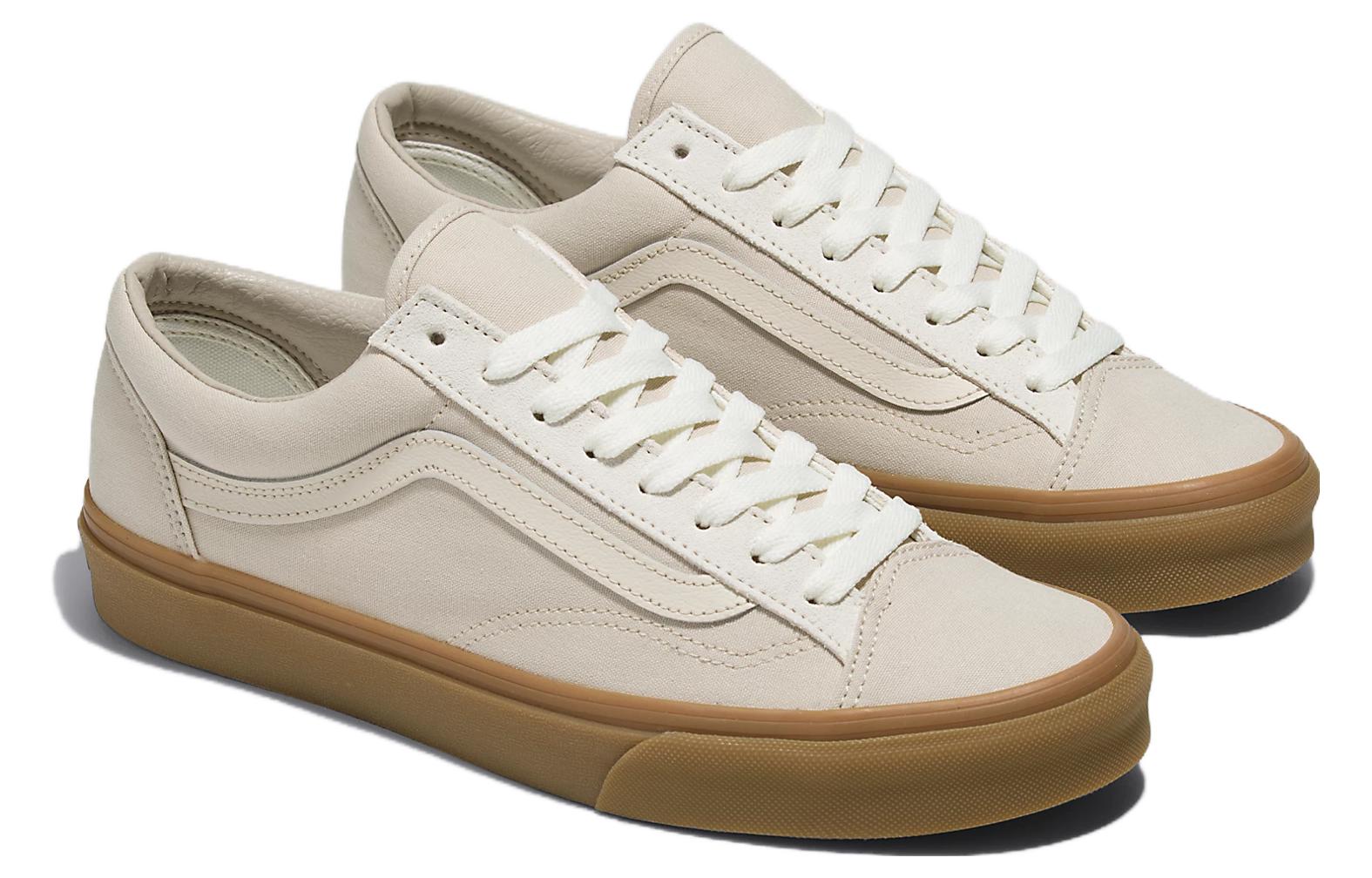 Lookbook Vans Style 36 舒適 輕便 低筒 滑板鞋 男女同款 白色