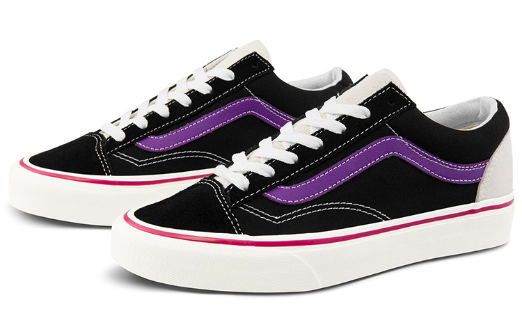 Order Vans Style 36 'Retro Sport - Hitam Ungu Amaranthus' VN0A5FBM2TX