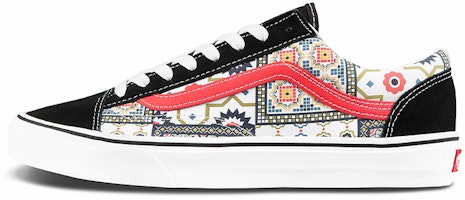 Vans Style 36 Moroccan Tile Check Skate Shoes Black/Red VN0A54F6687 Vans Style 36 Moroccan Tile Check Skate Shoes Black/Red VN0A54F6687