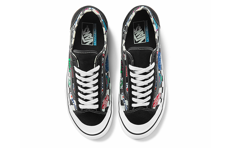 Lookbook Vans Style 36 帆布 趣味Logo 休閒 低筒 滑板鞋 男女款 黑色