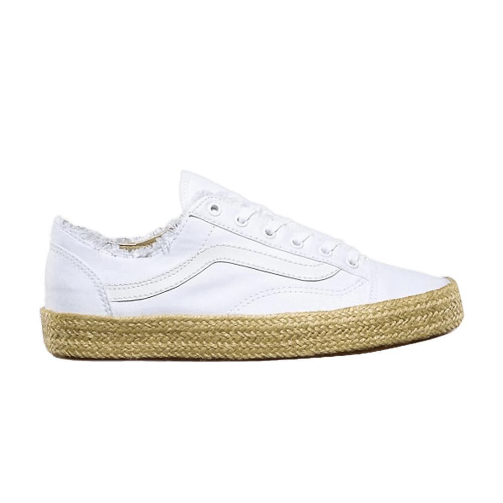 Vans Style 36 Decon Espadrille 'Frayed - White' VN0A3MVKR4J