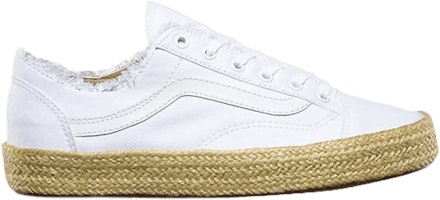 Vans Style 36 Decon Espadrille 'Frayed - White' VN0A3MVKR4J Vans Style 36 Decon Espadrille 'Frayed - White' VN0A3MVKR4J