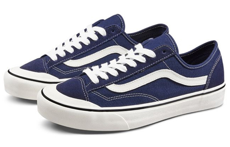 Lookbook Vans Style 36 Decon Sf 防滑減震 低幫 板鞋 男女同款 深藍