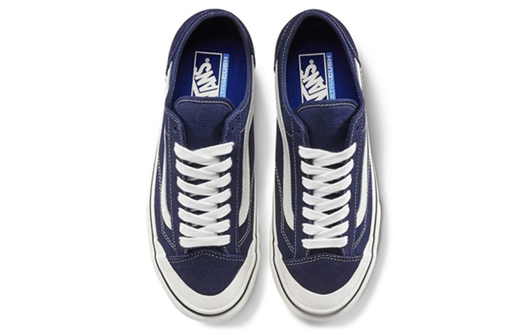 Shop Vans Style 36 Decon Sf 防滑減震 低幫 板鞋 男女同款 深藍