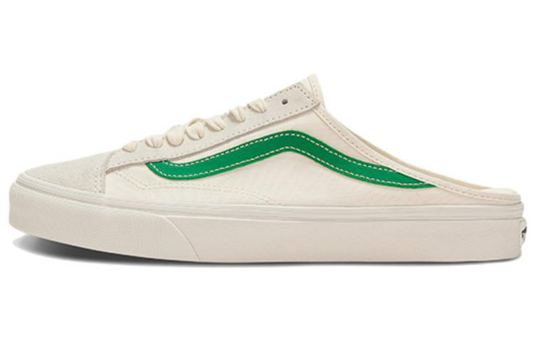 Vans Style 36 Mule Low Tops Casual Skateboarding Shoes Unisex White Green VN0A7Q5YRFX