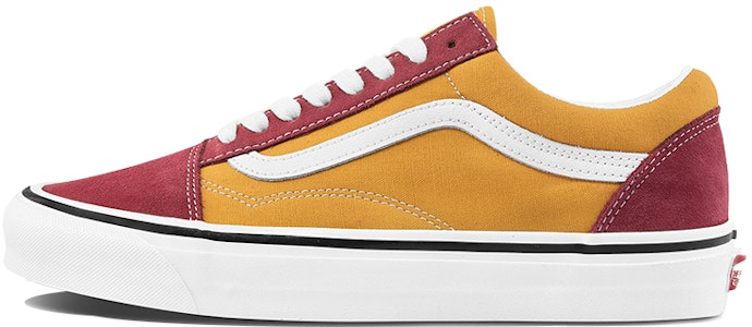 Vans Style 36 Old Skool Dx 低幫 板鞋 男女同款 紅黃色 Buy Vans Style 36 Old Skool Dx 低幫 板鞋 男女同款 紅黃色