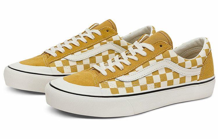 Order Vans Style 36 SF '棋盘格 - 芥末金色' VN0A3ZCJB9I