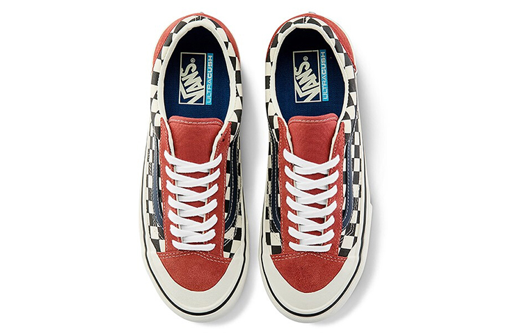 Shop Vans Style 36 Red/Black/White Checkboard Redblackwhite VN0A3ZCJ5B7