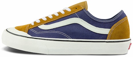 Vans Style 36 Splicing Contrasting Colors Low Tops Casual Skateboarding Shoes Unisex Navy Blue Yellow VN0A5HYRA0S Vans Style 36 Splicing Contrasting Colors Low Tops Casual Skateboarding Shoes Unisex Navy Blue Yellow VN0A5HYRA0S