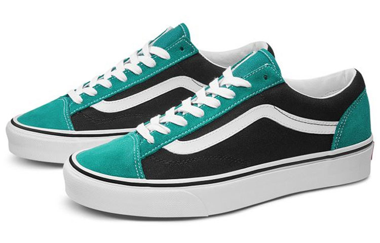 Order Vans Style 36 Vintage Suede 'Tidepool Black' - Kasut Hitam Suede Gaya Klasik VN0A3DZ3XMR