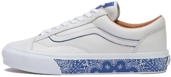 Vans Style 36 VLT LX 'Bandana - 白色真藍色' VN0A5FC37WM Buy Vans Style 36 VLT LX 'Bandana - 白色真藍色' VN0A5FC37WM