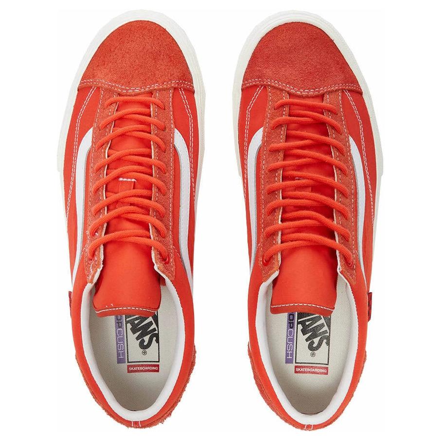 Lookbook Pop Trading Company x Vans Style 36 潮流休閒 輕便耐磨 低幫 板鞋 男女同款 紅色