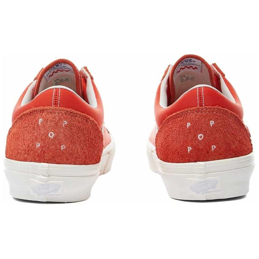 Shop Pop Trading Company x Vans Style 36 潮流休閒 輕便耐磨 低幫 板鞋 男女同款 紅色