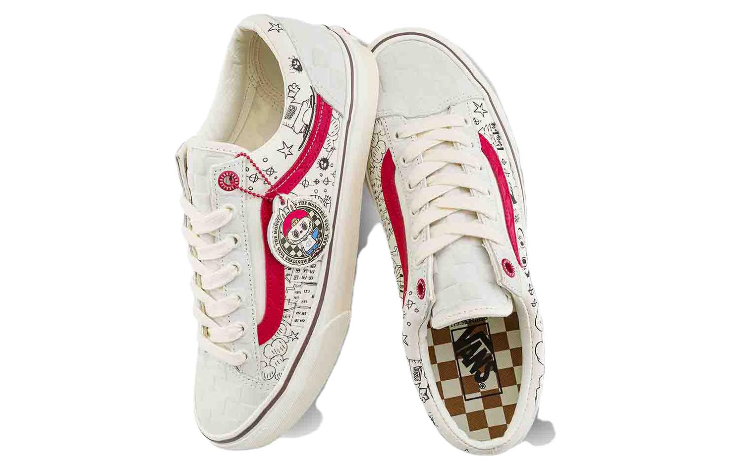 Shop Vans Gaya 36 x The Monsters 'Putih Merah' VN000CDECCZ