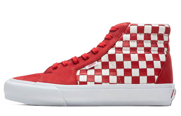 Vans Style 38 'Leather Woven - Red Blanc' VN0A5JIY9JD