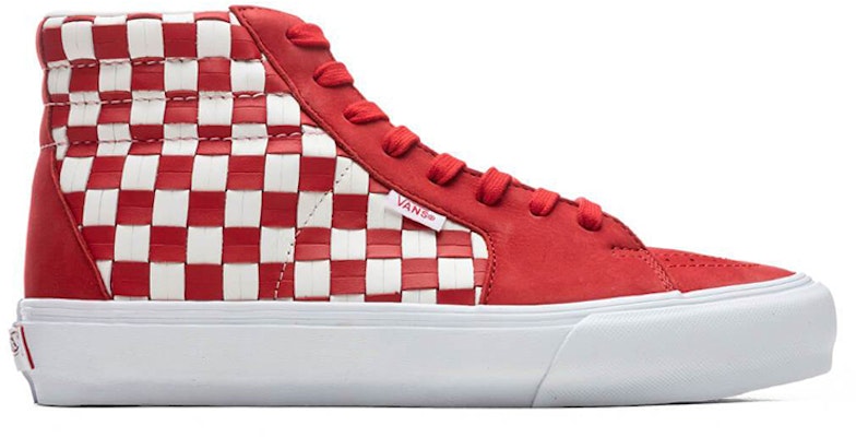 Vans Style 38 '皮革編織 - 紅白' VN0A5JIY9JD Order Vans Style 38 '皮革編織 - 紅白' VN0A5JIY9JD