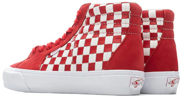 Shop Vans Style 38 '皮革編織 - 紅白' VN0A5JIY9JD