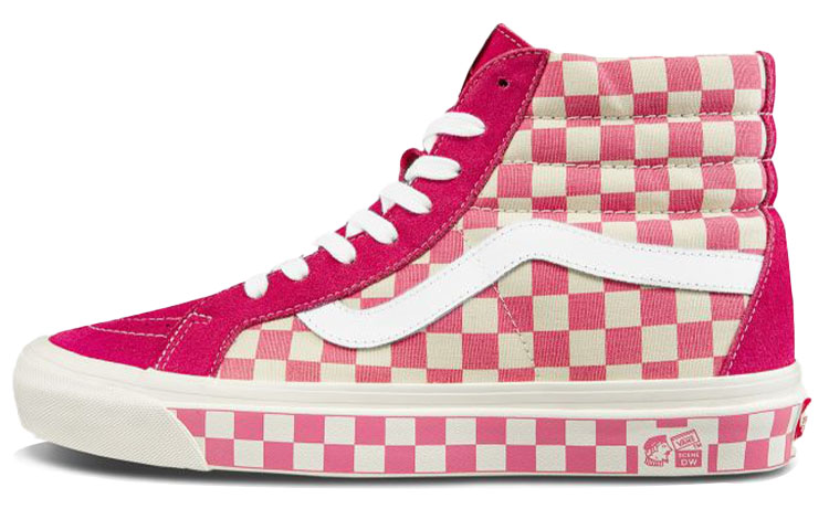 Vans Style 38 Checkerboard Pink/White VN0A38GF2U9