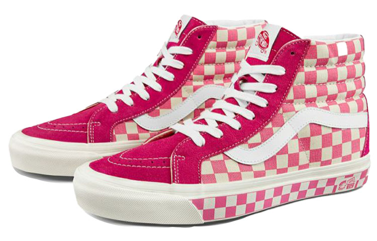 Lookbook Vans 38 棋盘格粉白配色 VN0A38GF2U9