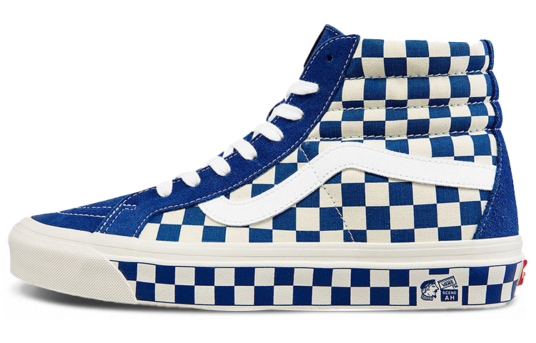 Buy Vans Style 38 Checkerboard Blue White VN0A38GF2U8 Novelship