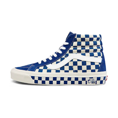 Vans Style 38 Checkerboard Blue/White
