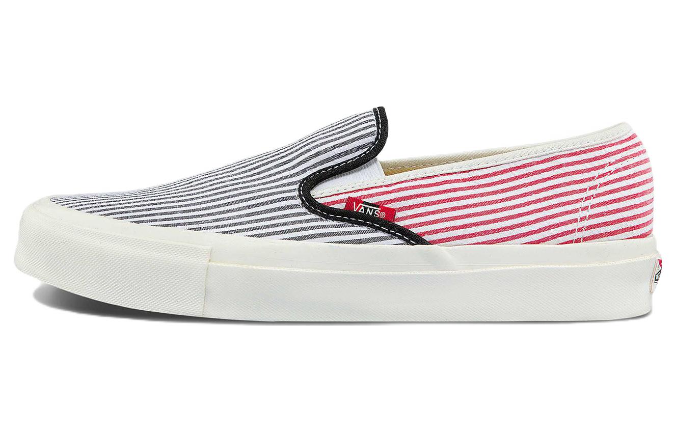 Vans Style 48 LX Casual Fashion Skate Shoes Unisex Blue Pink Stripe 'Blue Pink' VN0A4UVFAR7