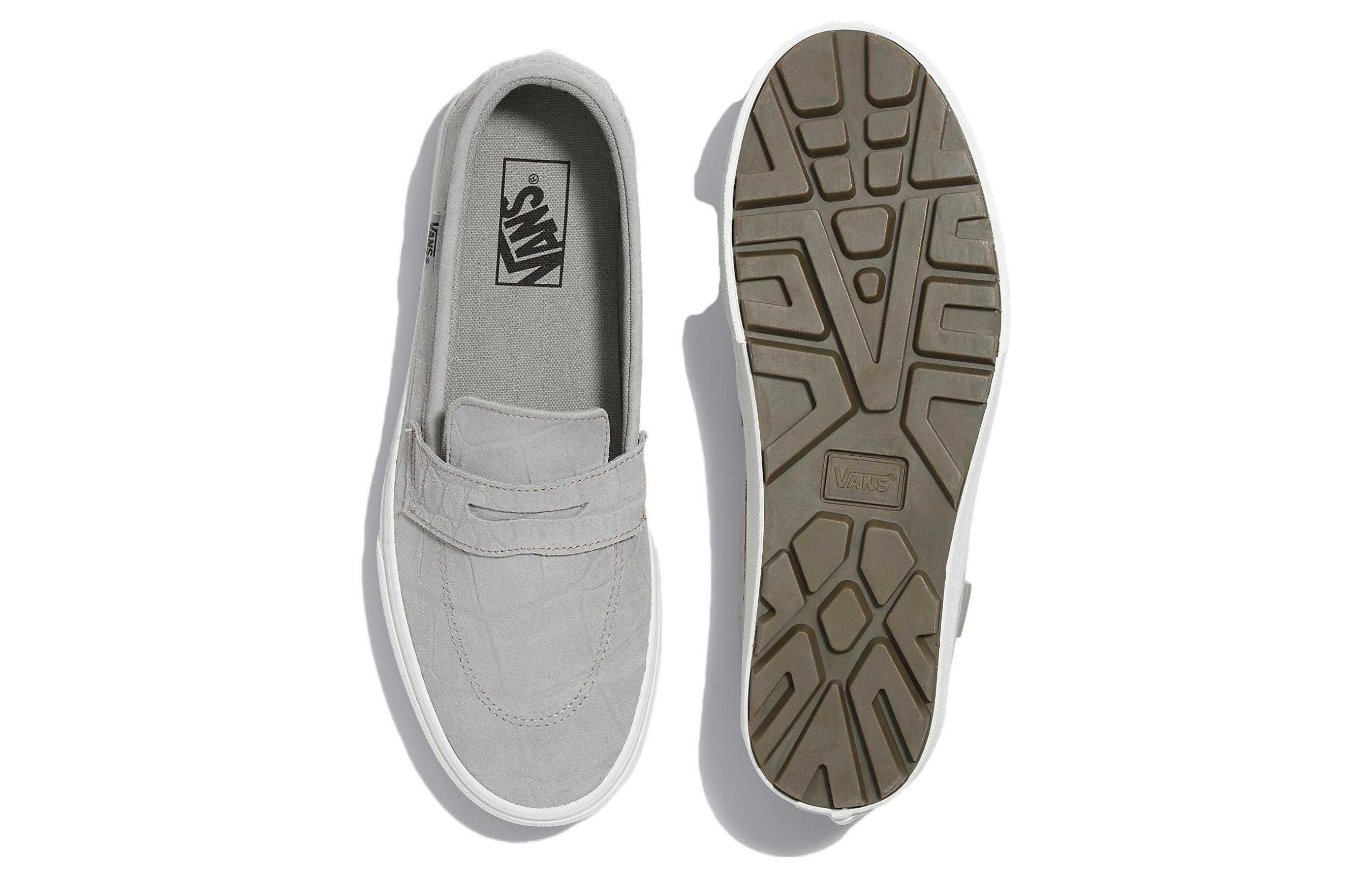 Shop Vans Gaya 53 Embossed Suede 'Kelabu' VN000CQPGRY