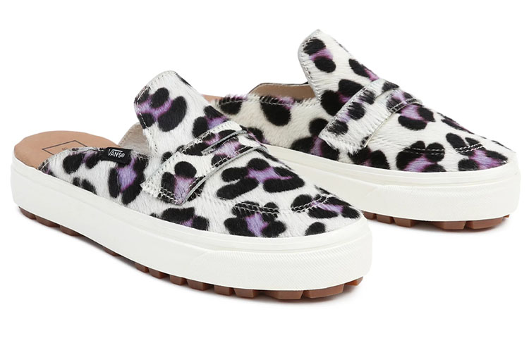 Lookbook Vans Style 53 Mule 'Leopard' Lelaki Perempuan Kasut Tumit Rendah. VN0A4BVXCX0