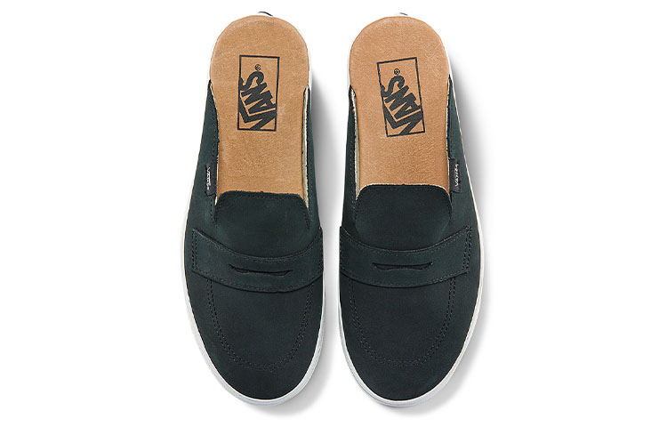 Shop Vans Style 53 ミュール (ヌバックブラック) VN0A4BVXBLK