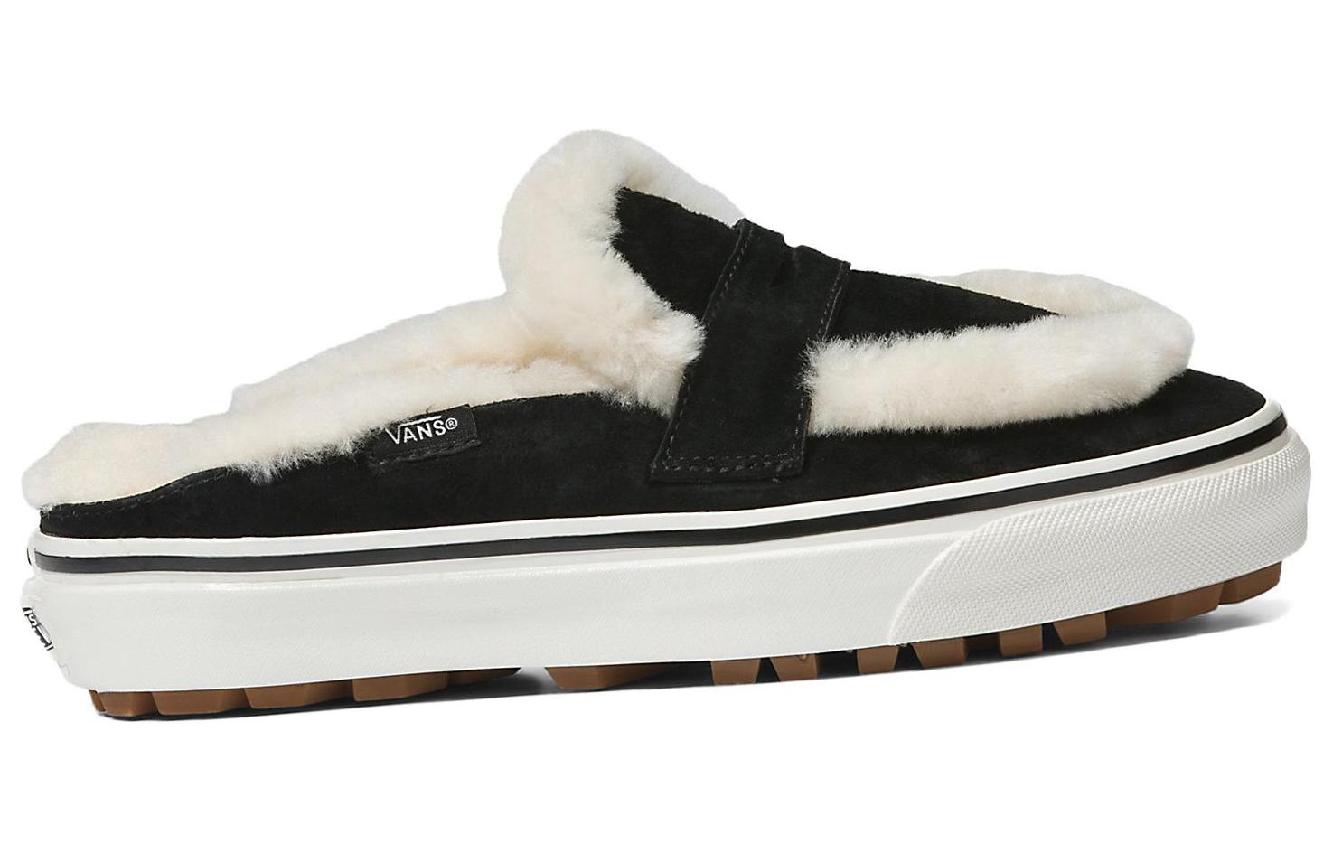 Order Vans Style 53 Shearling Mule DX 'Hitam Putih' VN0005U3BF5