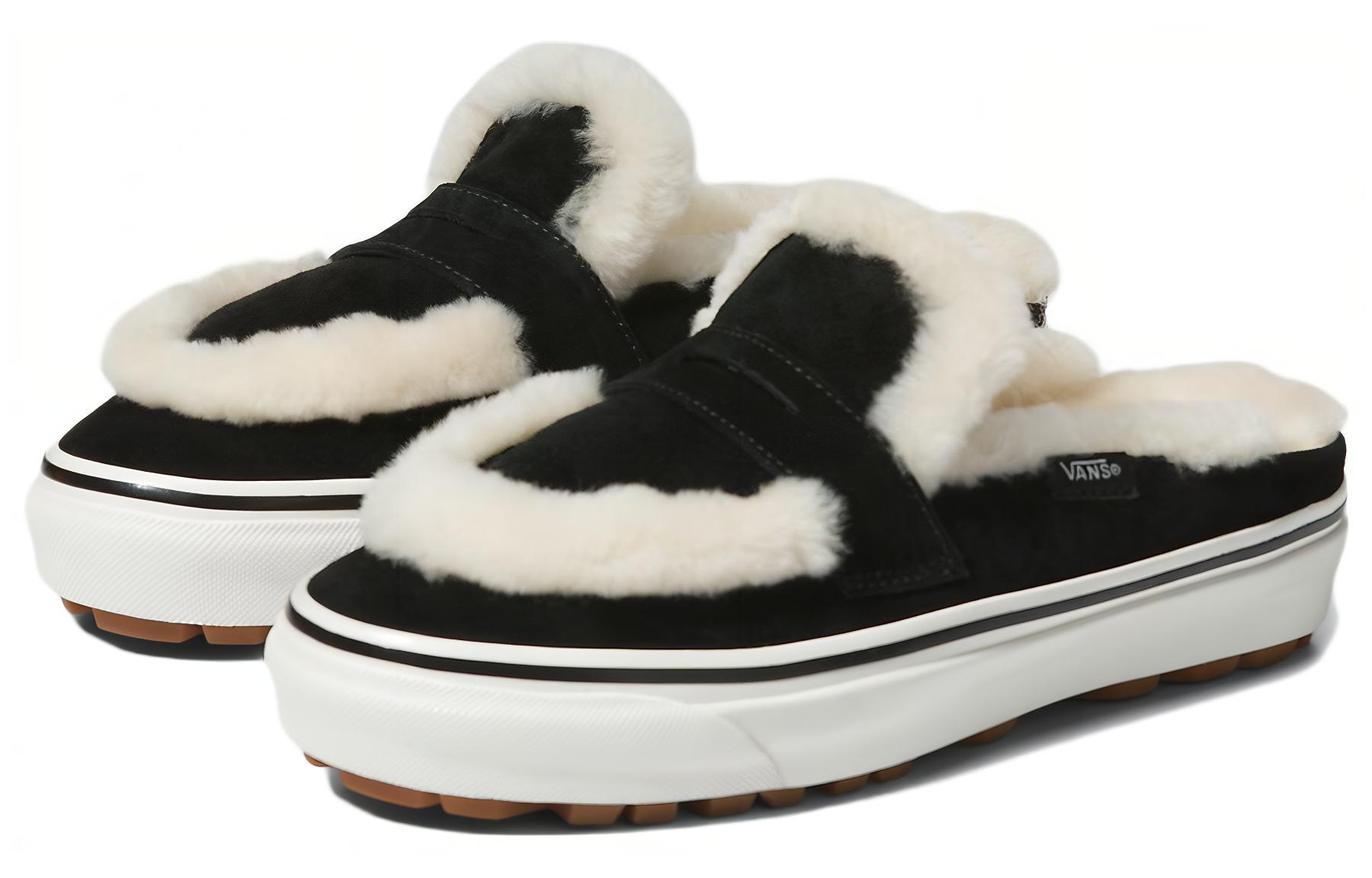 Lookbook Vans Style 53 Shearling Mule DX 'Hitam Putih' VN0005U3BF5