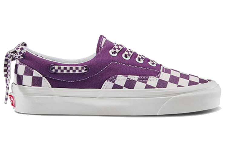 Order Vans Style 95 Lacey DX 紫白格 棋盤格