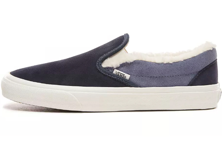 Buy Vans Suede Dan Sherpa Classic Slip-On 'Biru Putih' VN0A38F7UM1