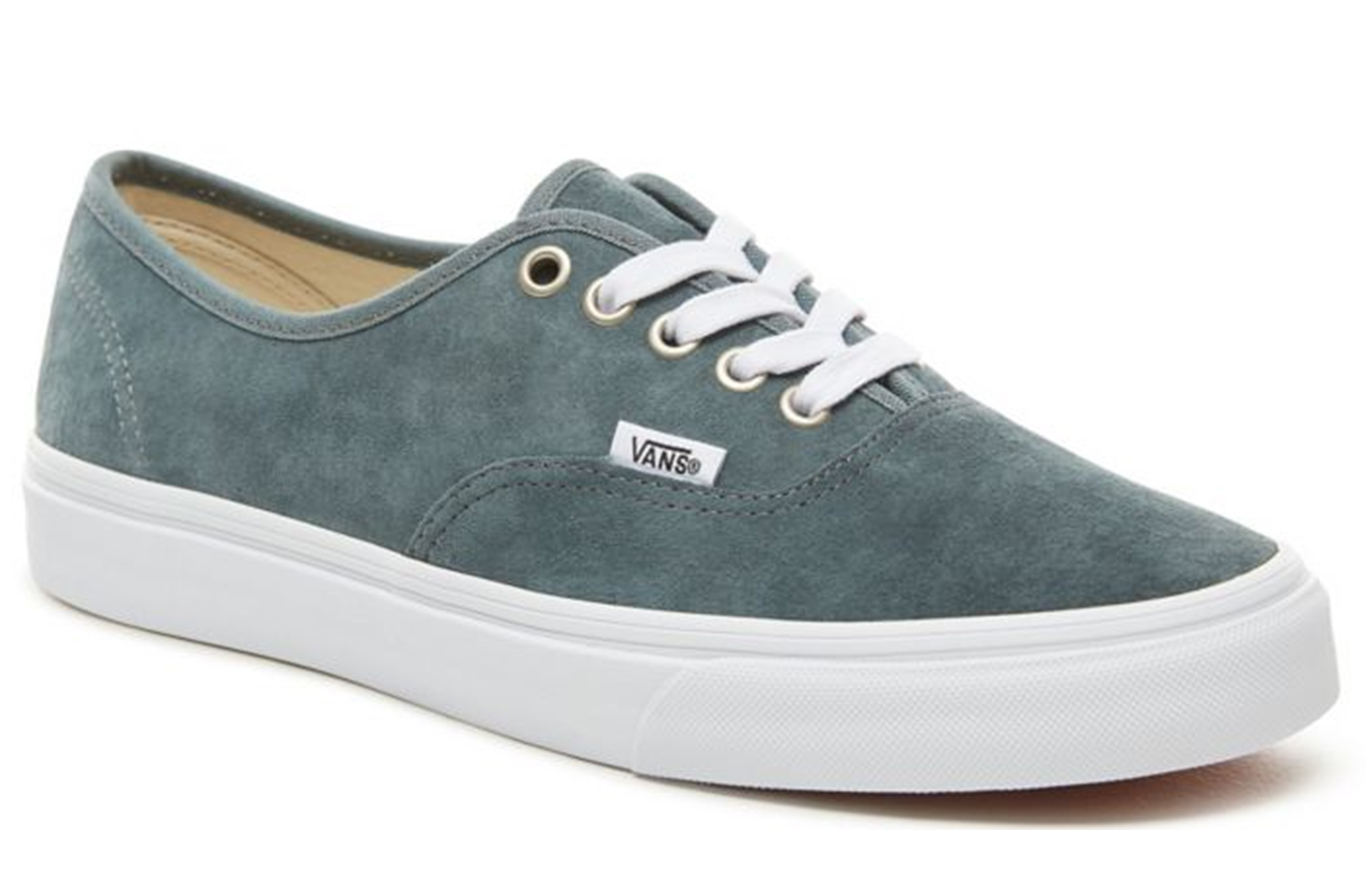 Lookbook Vans 麂皮经典鞋 '灰绿色' VA38EMU5N