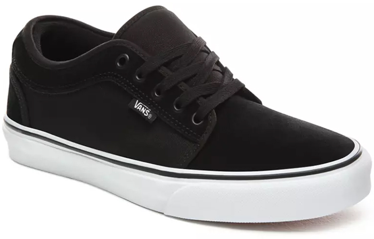Lookbook Vans Chukka 防滑耐磨 低筒 滑板鞋 男女共款 黑色