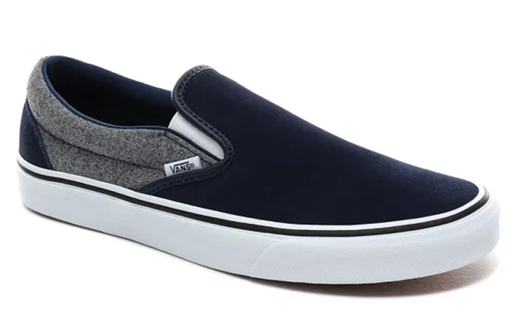 Vans Suede Classic Slip-On 'Black Gray' 圖 3
