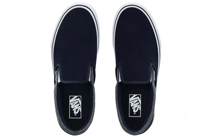 Vans Suede Classic Slip-On 'Black Gray' 圖 4