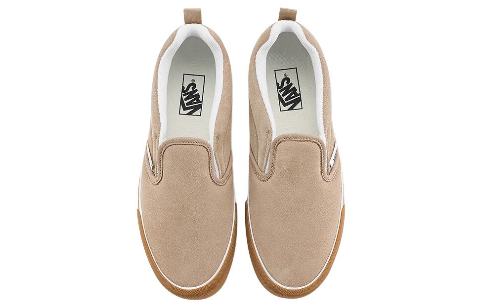 Shop Vans Knu Slip 舒適百搭 防滑輕便 低筒 帆布鞋 男女同款 棕色