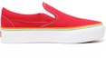 Order Vans Suede Outsole Classic Slip-on Platform Merah/Putih VN0A3JEZS1U