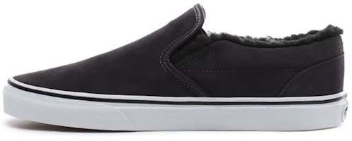 Vans Suede Sherpa Classic Slip-on Suede Sherpa Black/White VN0A4BV3TC1 Vans Suede Sherpa Classic Slip-on Suede Sherpa Black/White VN0A4BV3TC1