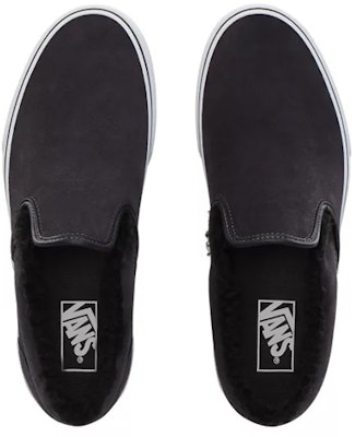 Vans Suede Sherpa Classic Slip-on Suede Sherpa Black/White VN0A4BV3TC1 Shop Vans Suede Sherpa Classic Slip-on Suede Sherpa Black/White VN0A4BV3TC1