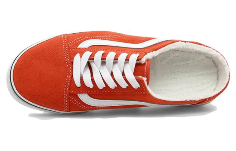 Order Vans 绒面羊毛Old Skool Mule滑板鞋'红白' VN0A4P3Y5FL