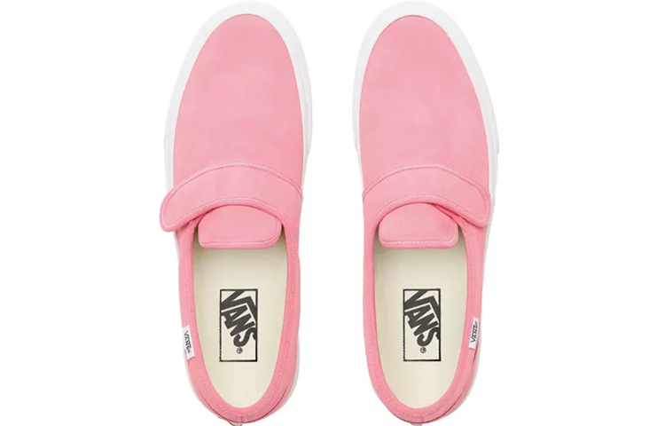 Shop Vans Wildleder Slip-On 47 V Rosa/Weiß VN0A3WM4VSZ