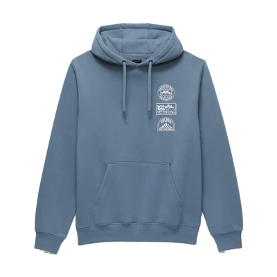Vans Sun Peak Light Blue Hoodie Letter Print Long Sleeve Pullover VN000ABBHKC