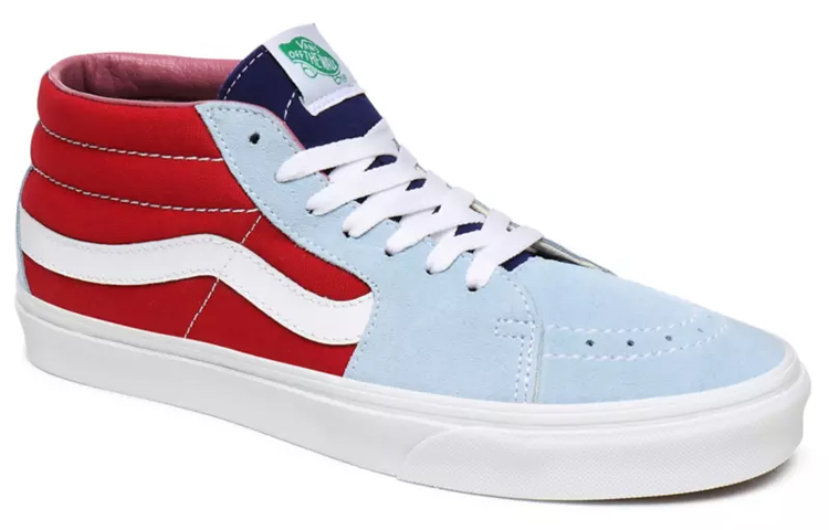 Lookbook Vans Sunshine SK8-Mid Biru Merah Kuning VN0A3WM3WNY