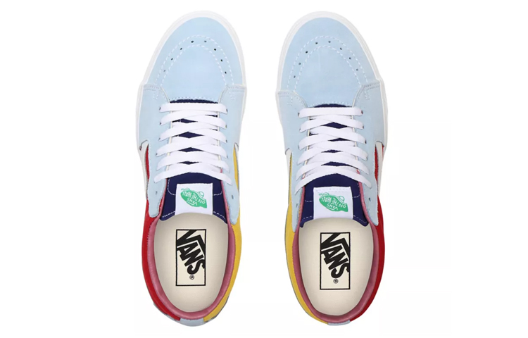 Shop Vans Sunshine SK8-Mid Biru Merah Kuning VN0A3WM3WNY