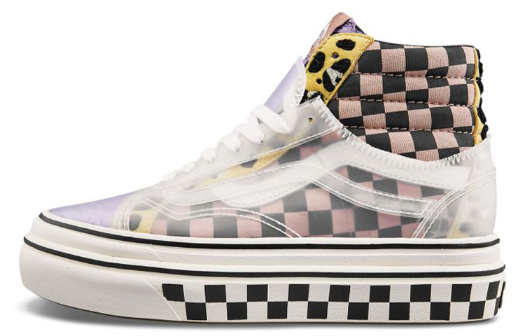 Vans Super Comfycush Skool Checkerboard Black/Pink VN0A4UVM26I