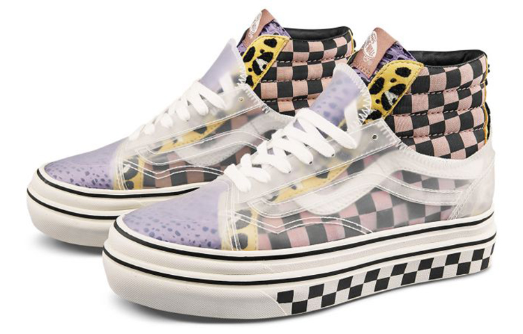 Order Vans Super Comfycush Skool Damier Noir/Rose VN0A4UVM26I