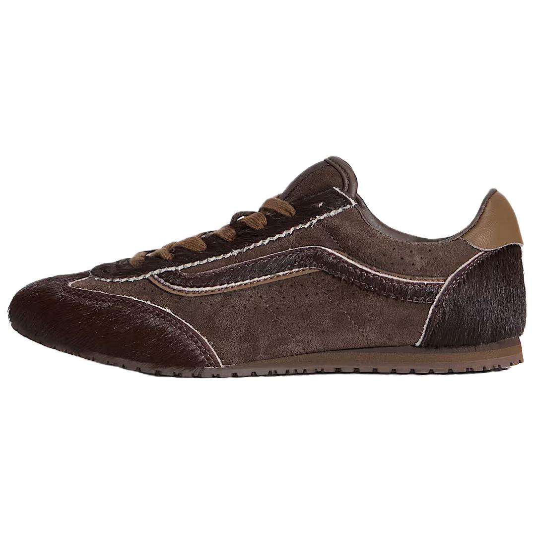 Vans Super Lowpro Pony Hair Brown Casual Shoes Comfortable Fit. VN000D83BRO