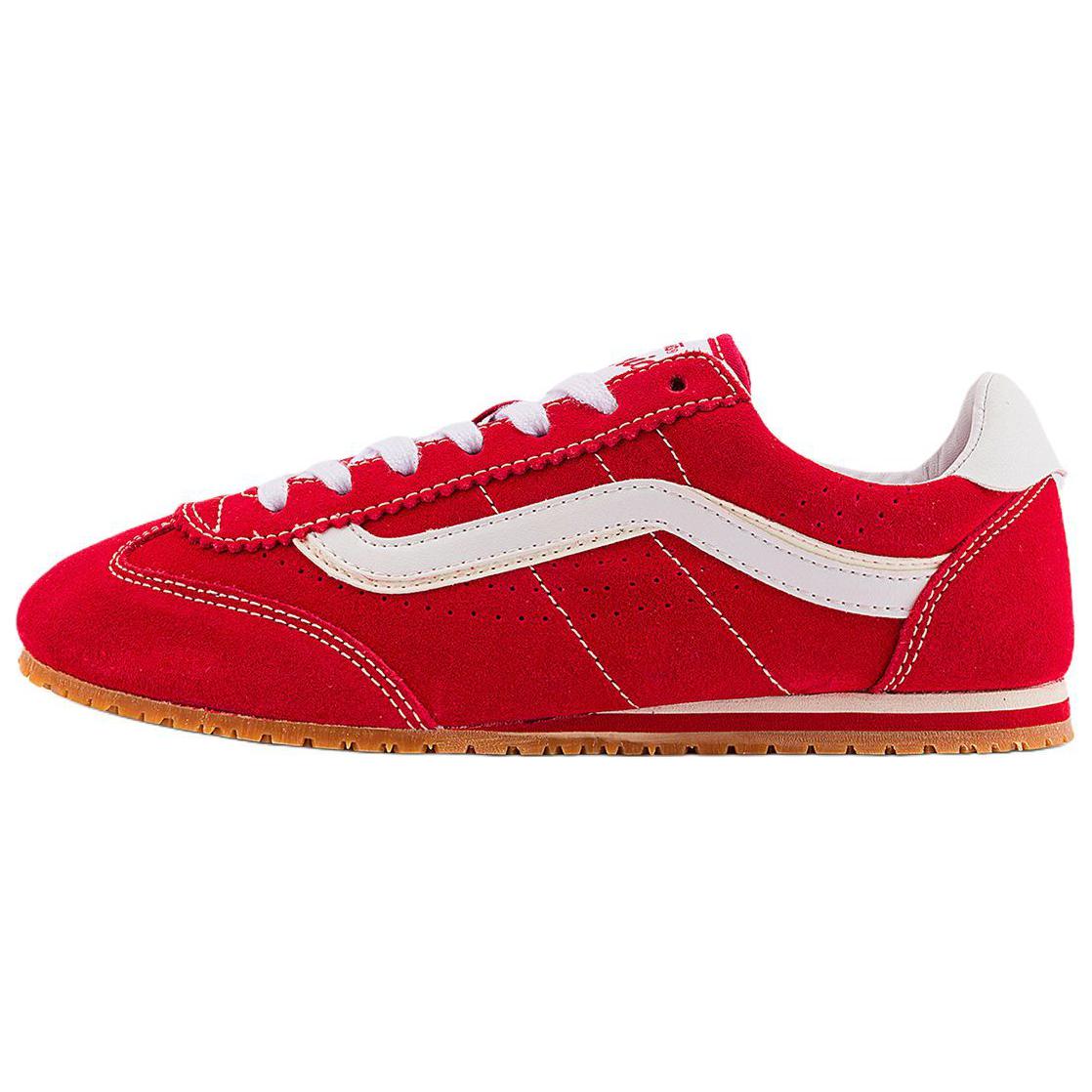 Vans Super Lowpro Red Trainers Classic Comfortable Casual Fashion Shoes. VN000D83IZQ